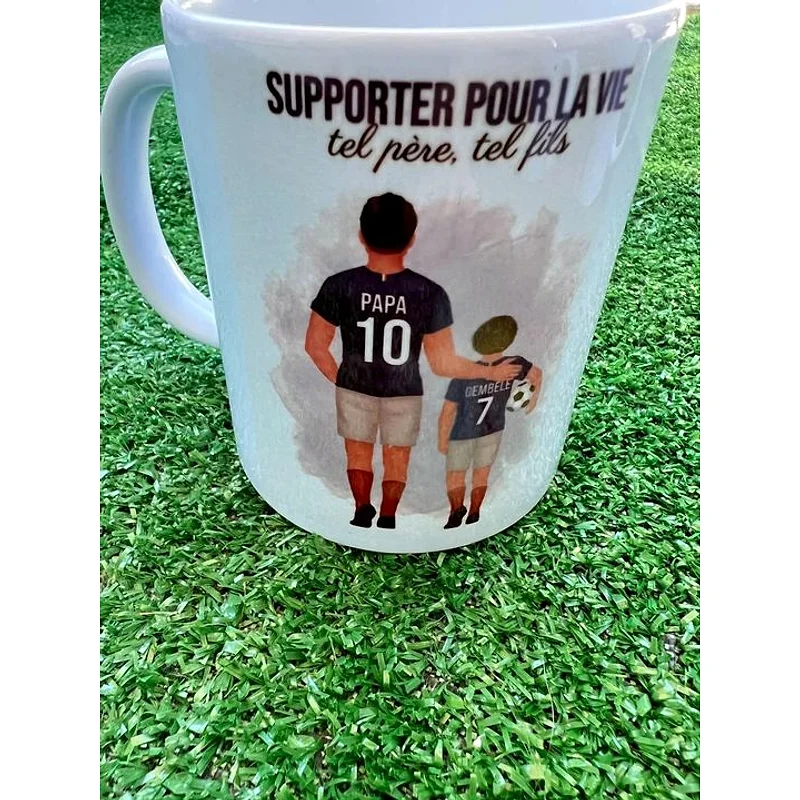Tasse personnalisée foot 